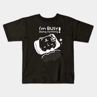 busy cat Kids T-Shirt